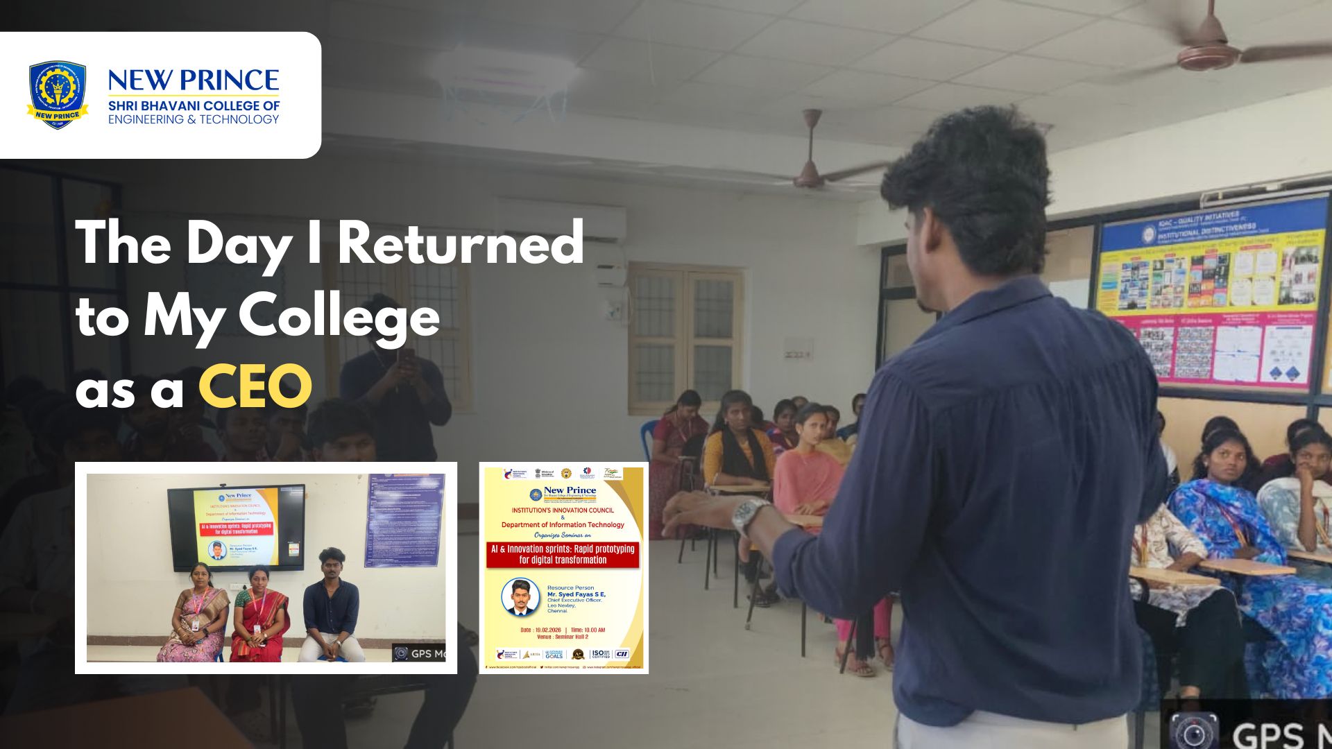 The Day I Returned to My College as a CEO - Cover Image